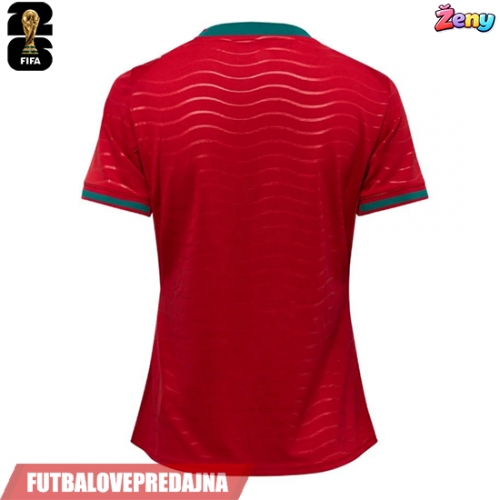 Lacne Ženy Futbalové dres Portugalsko MS 2026 Krátky Rukáv - Domáci